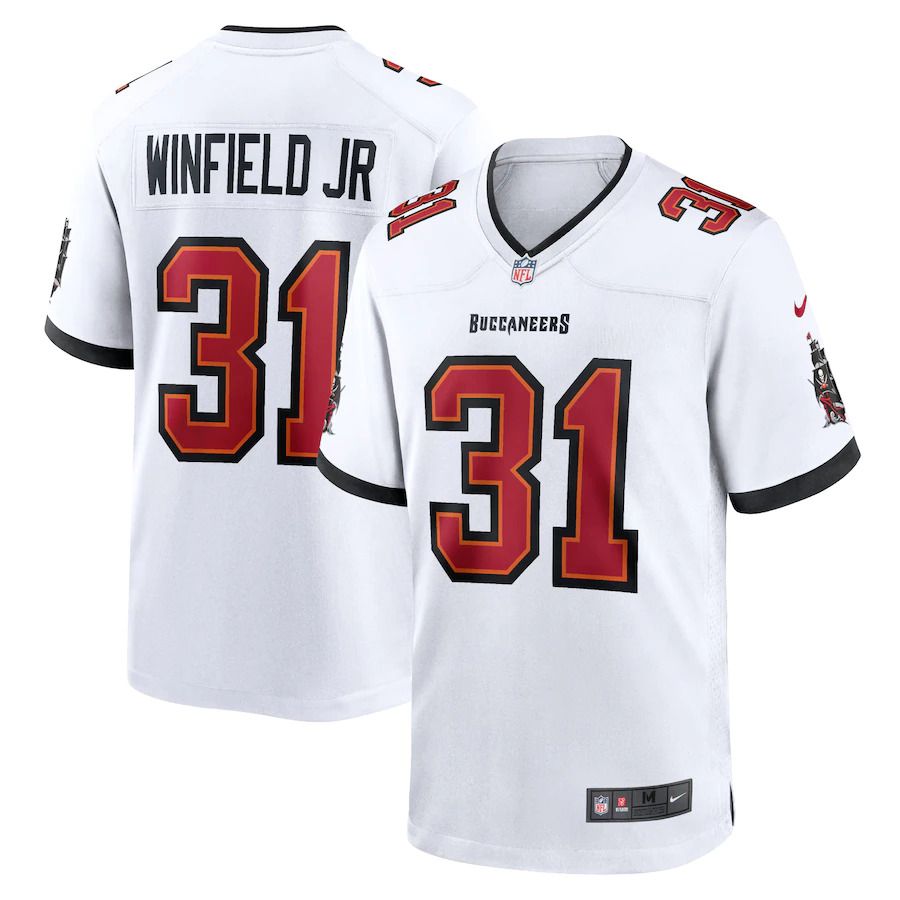 Men Tampa Bay Buccaneers #31 Antoine Winfield Jr. Nike White Game NFL Jersey